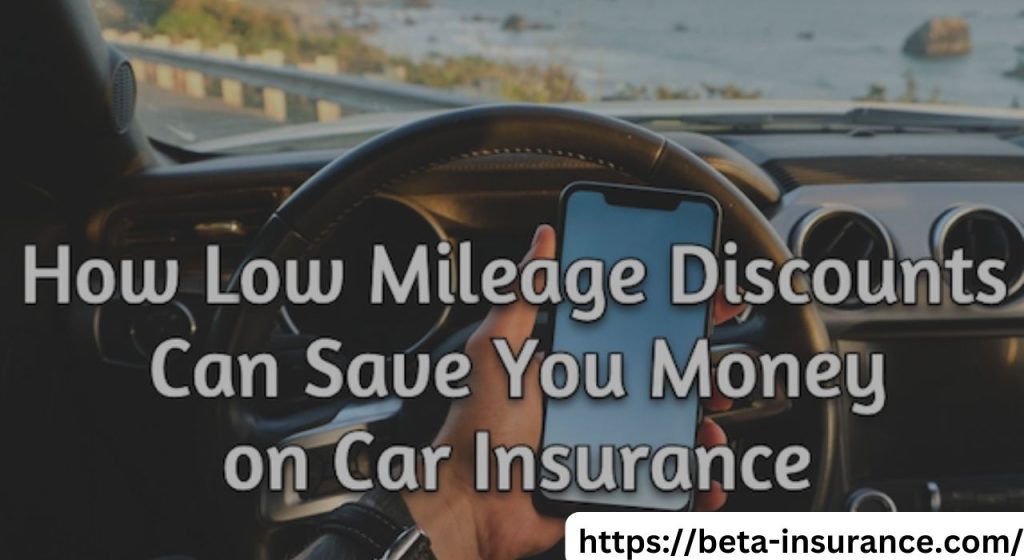 Low mileage discount options in auto insurance
